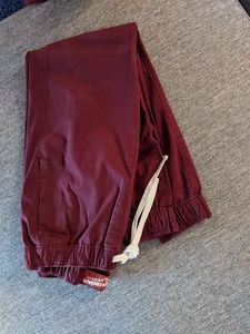 Men's Arizona Jean Co Flex Jogger Skinny Sz 30 Maroon